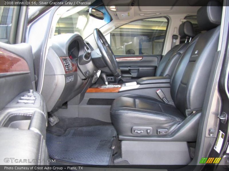 Silver Graphite Gray / Charcoal 2008 Infiniti QX 56