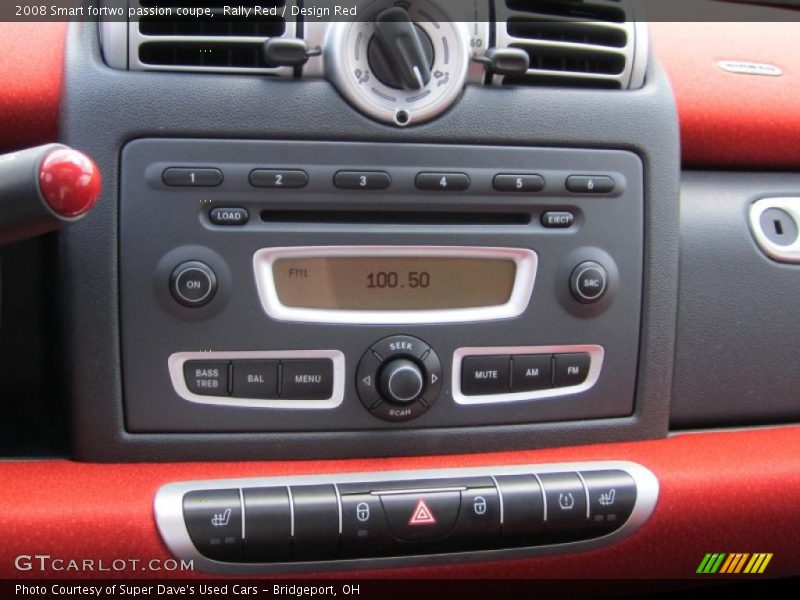 Rally Red / Design Red 2008 Smart fortwo passion coupe