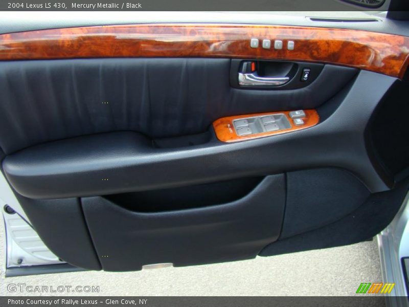 Mercury Metallic / Black 2004 Lexus LS 430