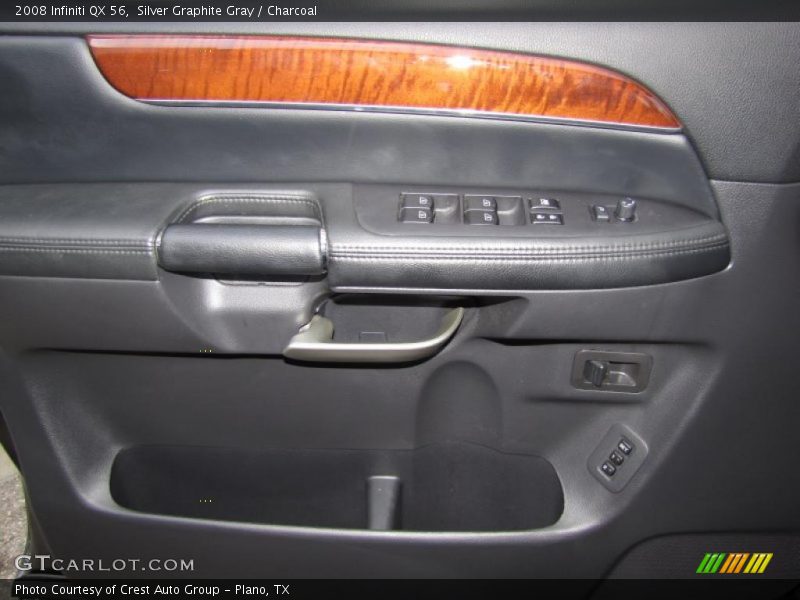 Silver Graphite Gray / Charcoal 2008 Infiniti QX 56