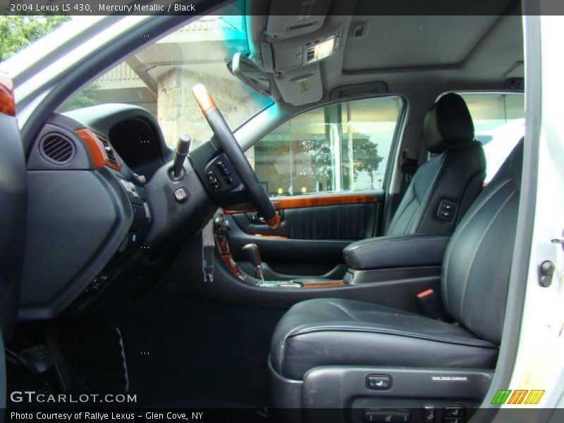 Mercury Metallic / Black 2004 Lexus LS 430