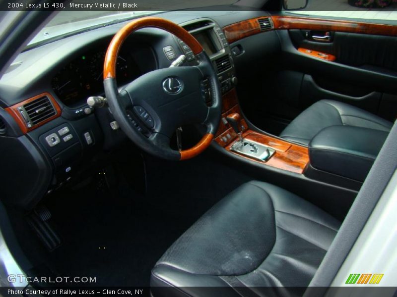 Mercury Metallic / Black 2004 Lexus LS 430