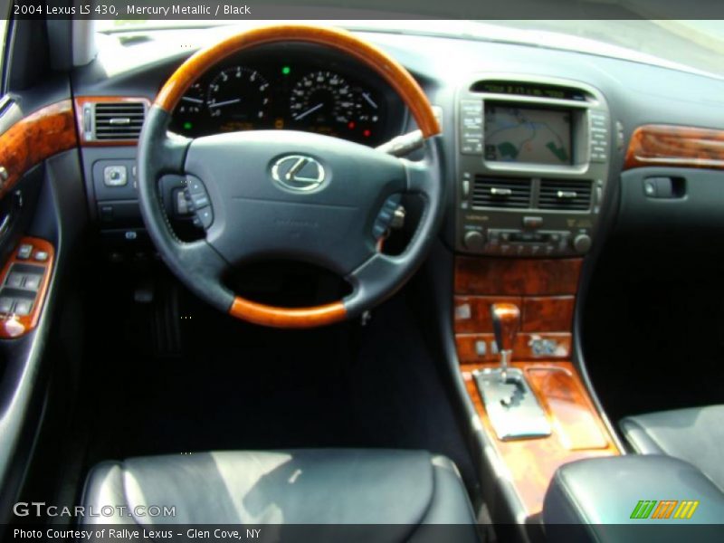Mercury Metallic / Black 2004 Lexus LS 430