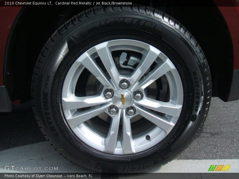 Cardinal Red Metallic / Jet Black/Brownstone 2010 Chevrolet Equinox LT