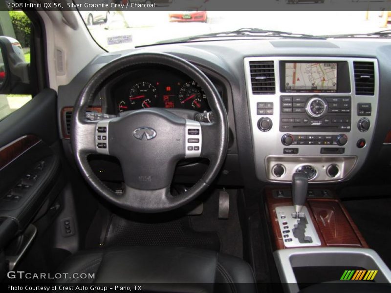 Silver Graphite Gray / Charcoal 2008 Infiniti QX 56