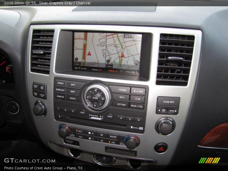 Silver Graphite Gray / Charcoal 2008 Infiniti QX 56