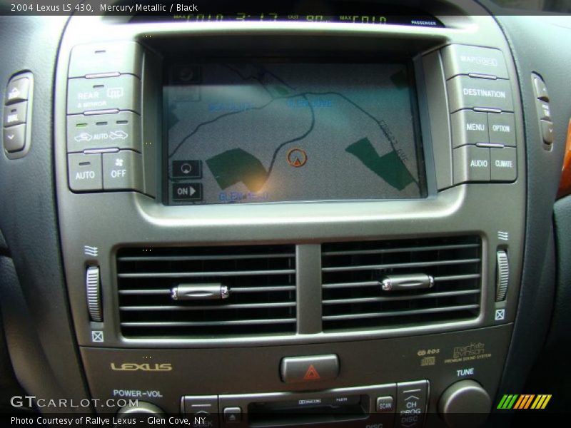 Mercury Metallic / Black 2004 Lexus LS 430