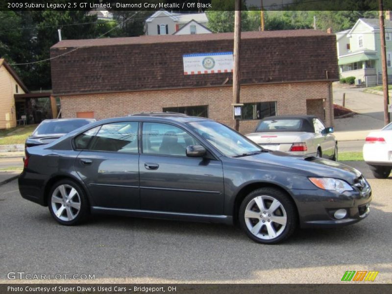 Diamond Gray Metallic / Off Black 2009 Subaru Legacy 2.5 GT Limited