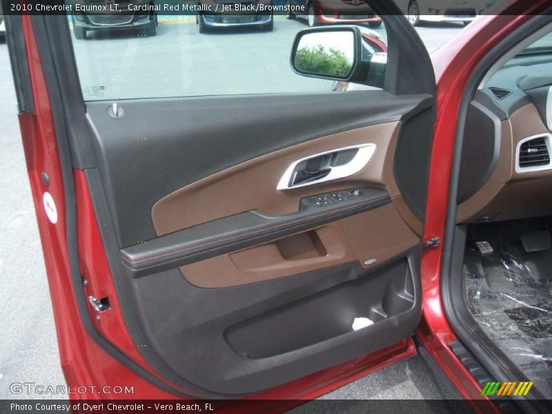 Cardinal Red Metallic / Jet Black/Brownstone 2010 Chevrolet Equinox LT