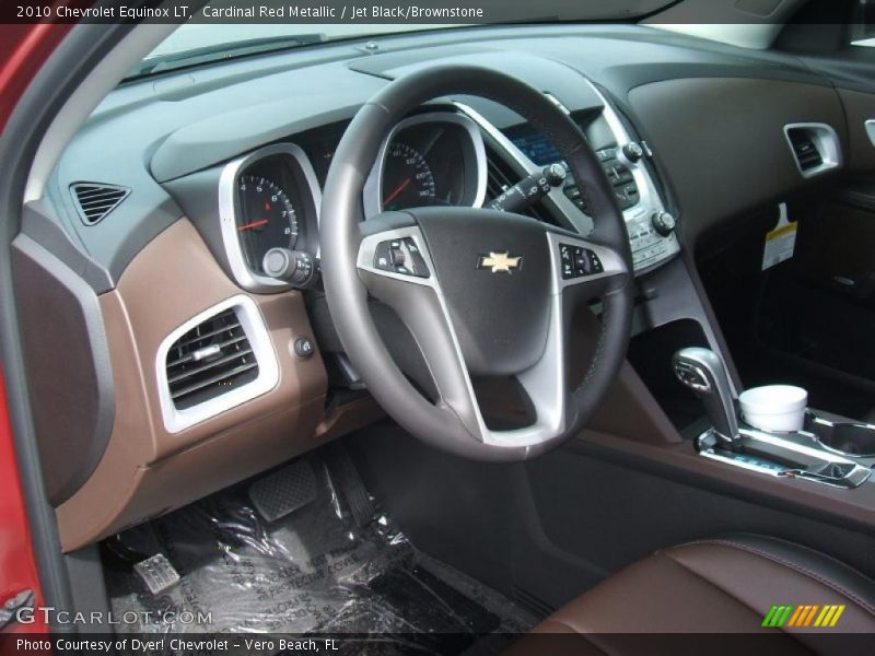 Cardinal Red Metallic / Jet Black/Brownstone 2010 Chevrolet Equinox LT