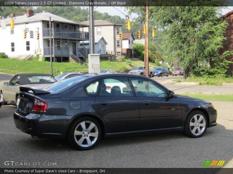 Diamond Gray Metallic / Off Black 2009 Subaru Legacy 2.5 GT Limited