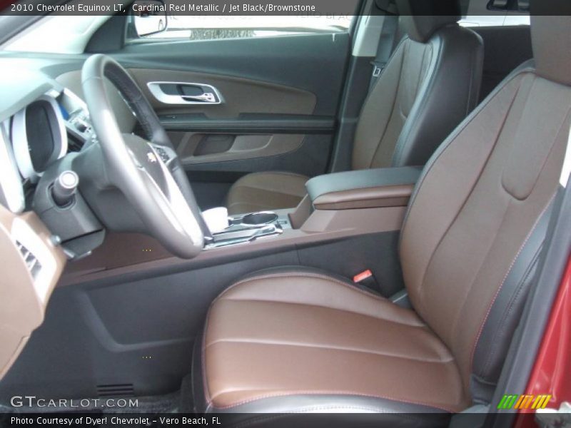 Cardinal Red Metallic / Jet Black/Brownstone 2010 Chevrolet Equinox LT