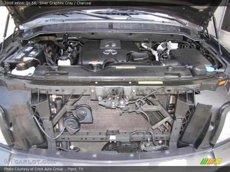 Silver Graphite Gray / Charcoal 2008 Infiniti QX 56