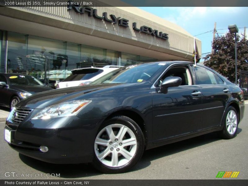 Smoky Granite Mica / Black 2008 Lexus ES 350