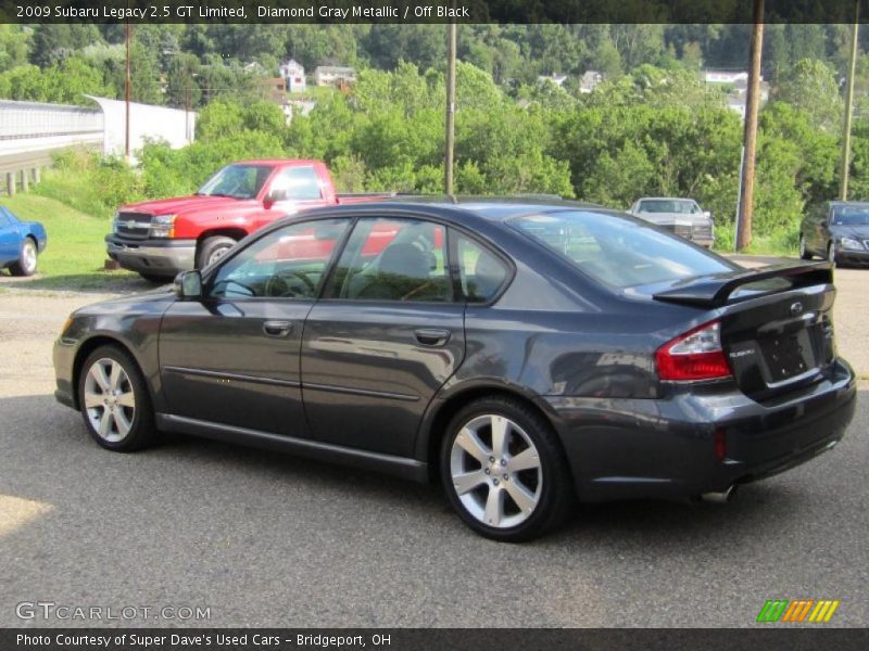 Diamond Gray Metallic / Off Black 2009 Subaru Legacy 2.5 GT Limited