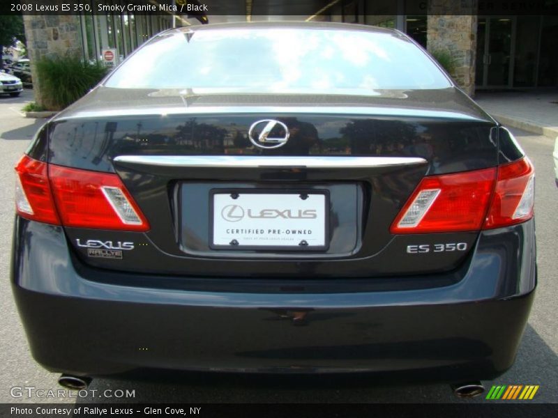 Smoky Granite Mica / Black 2008 Lexus ES 350