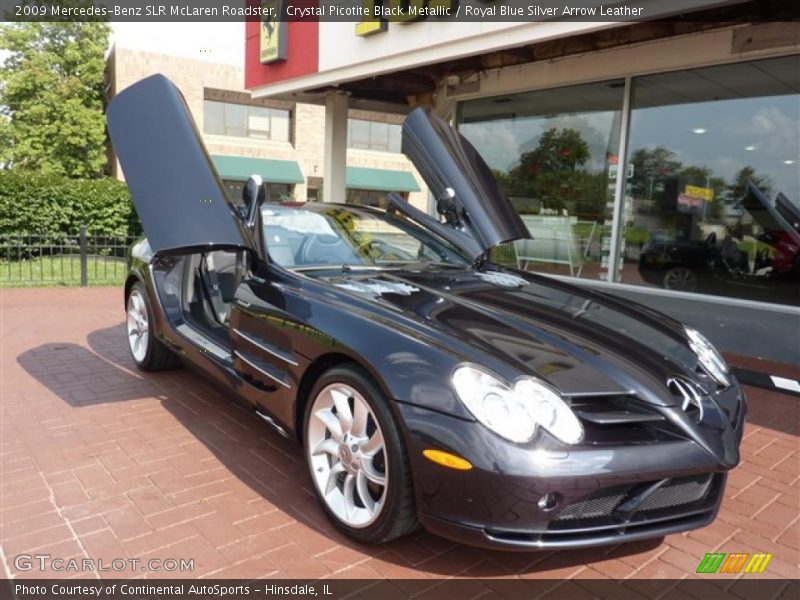 Front 3/4 View of 2009 SLR McLaren Roadster