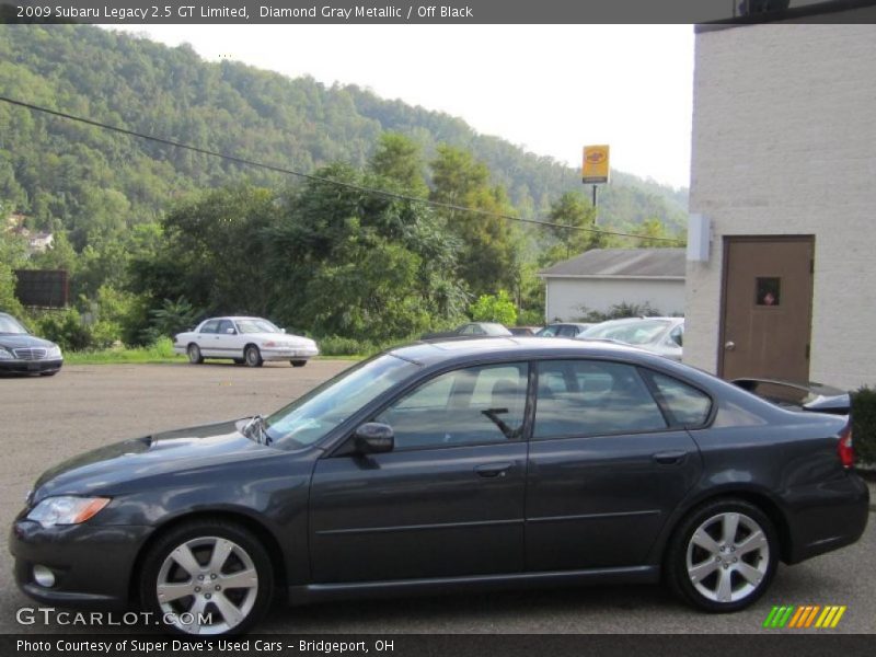 Diamond Gray Metallic / Off Black 2009 Subaru Legacy 2.5 GT Limited