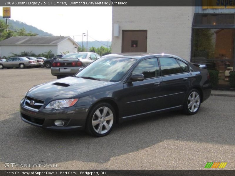 Diamond Gray Metallic / Off Black 2009 Subaru Legacy 2.5 GT Limited