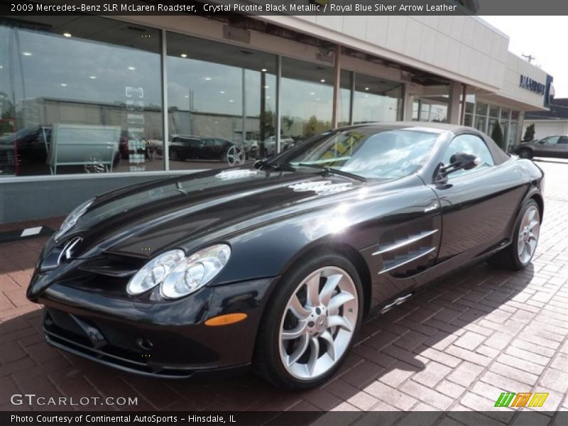 Front 3/4 View of 2009 SLR McLaren Roadster