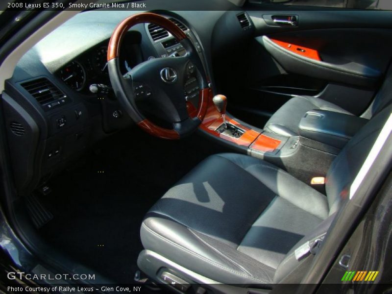 Smoky Granite Mica / Black 2008 Lexus ES 350