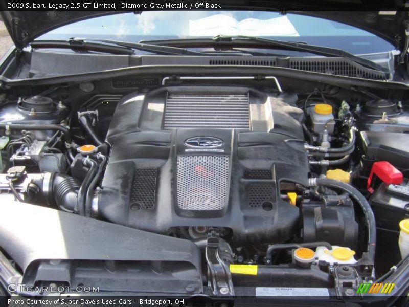 Diamond Gray Metallic / Off Black 2009 Subaru Legacy 2.5 GT Limited