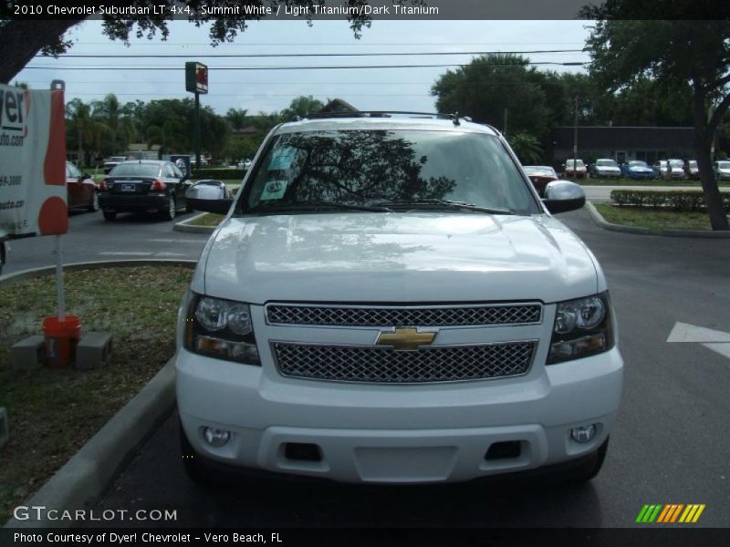 Summit White / Light Titanium/Dark Titanium 2010 Chevrolet Suburban LT 4x4