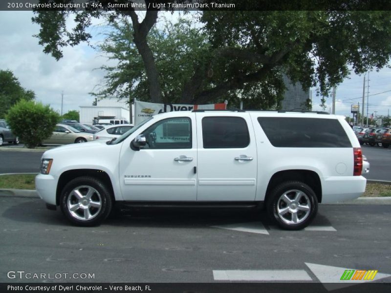 Summit White / Light Titanium/Dark Titanium 2010 Chevrolet Suburban LT 4x4