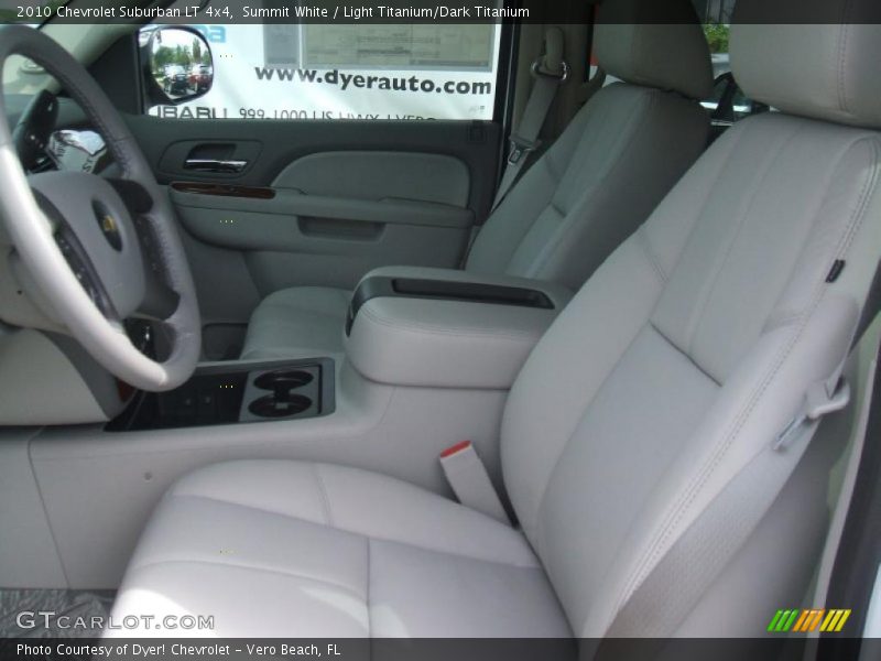 Summit White / Light Titanium/Dark Titanium 2010 Chevrolet Suburban LT 4x4