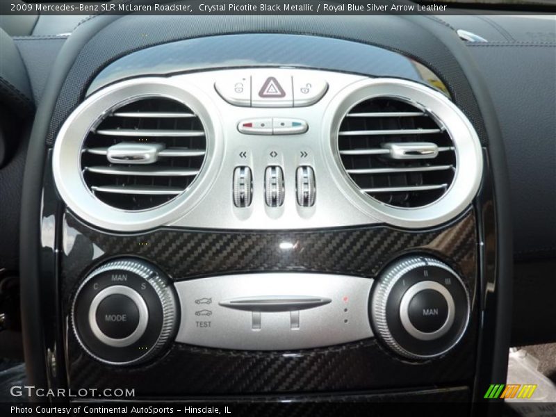 Controls of 2009 SLR McLaren Roadster