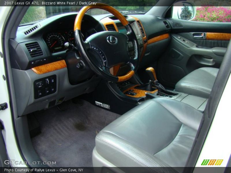 Blizzard White Pearl / Dark Gray 2007 Lexus GX 470