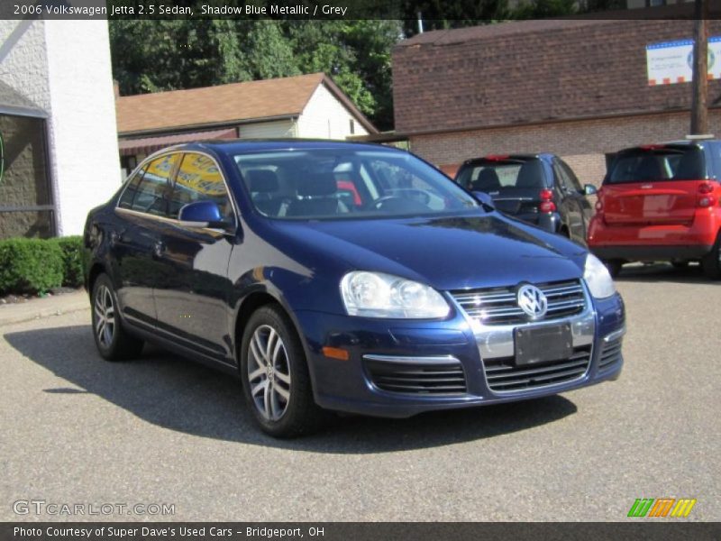 Shadow Blue Metallic / Grey 2006 Volkswagen Jetta 2.5 Sedan