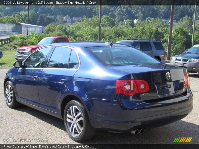 Shadow Blue Metallic / Grey 2006 Volkswagen Jetta 2.5 Sedan