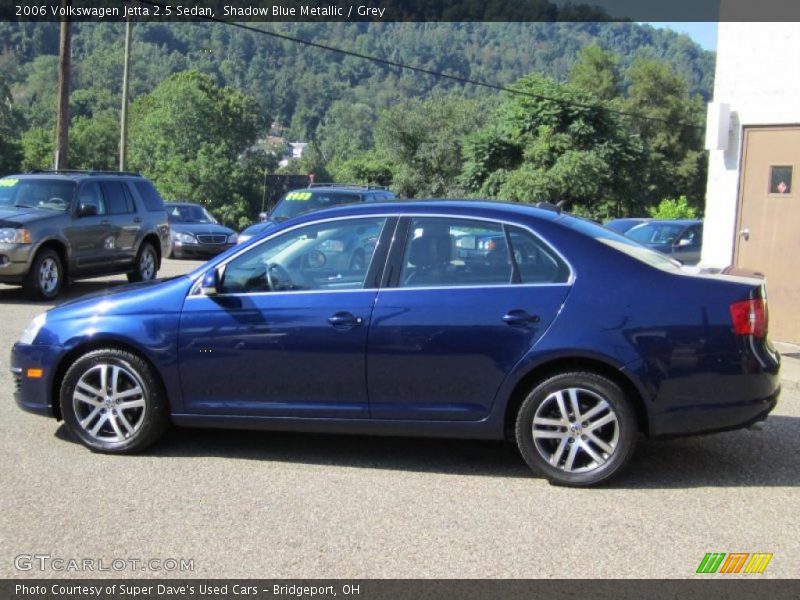 Shadow Blue Metallic / Grey 2006 Volkswagen Jetta 2.5 Sedan