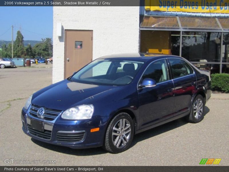 Shadow Blue Metallic / Grey 2006 Volkswagen Jetta 2.5 Sedan