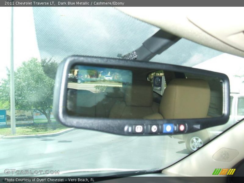 Dark Blue Metallic / Cashmere/Ebony 2011 Chevrolet Traverse LT