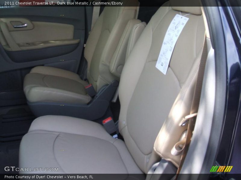 Dark Blue Metallic / Cashmere/Ebony 2011 Chevrolet Traverse LT