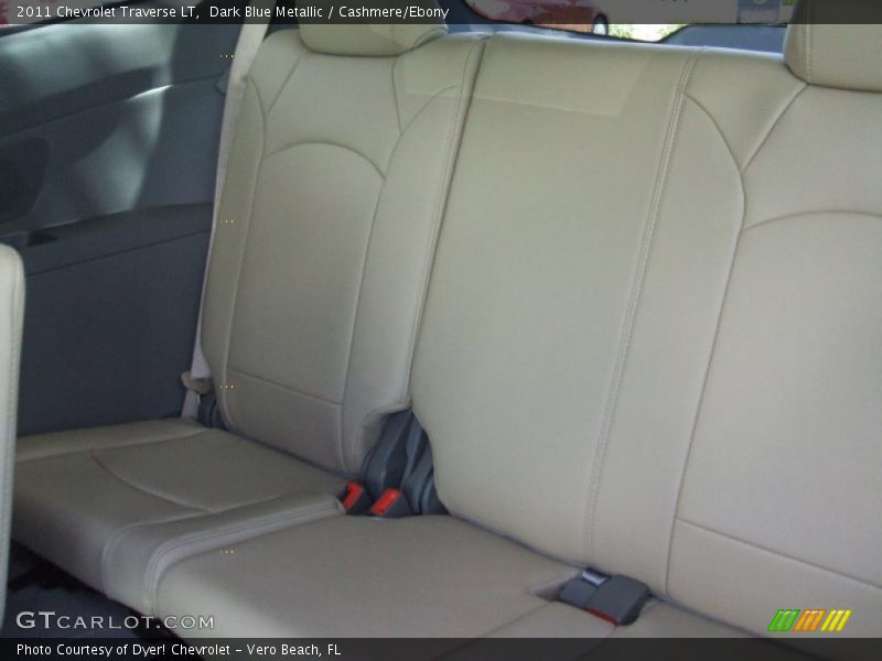 Dark Blue Metallic / Cashmere/Ebony 2011 Chevrolet Traverse LT