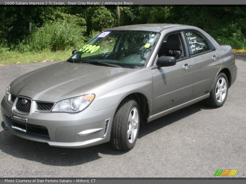 Steel Gray Metallic / Anthracite Black 2006 Subaru Impreza 2.5i Sedan