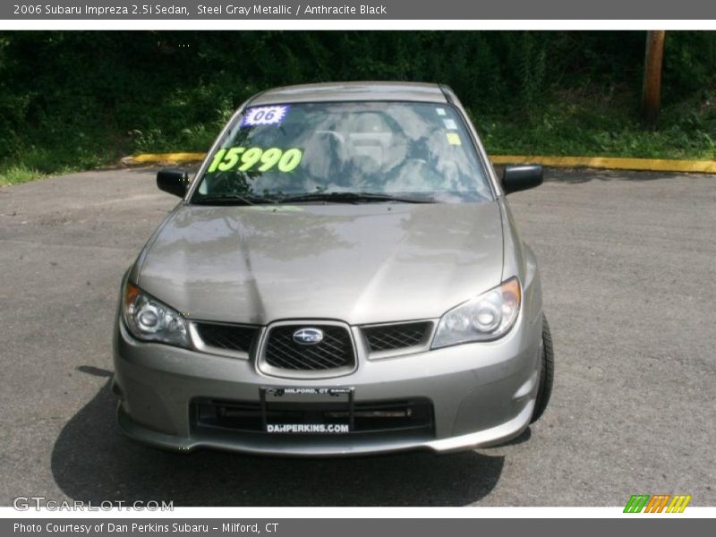 Steel Gray Metallic / Anthracite Black 2006 Subaru Impreza 2.5i Sedan