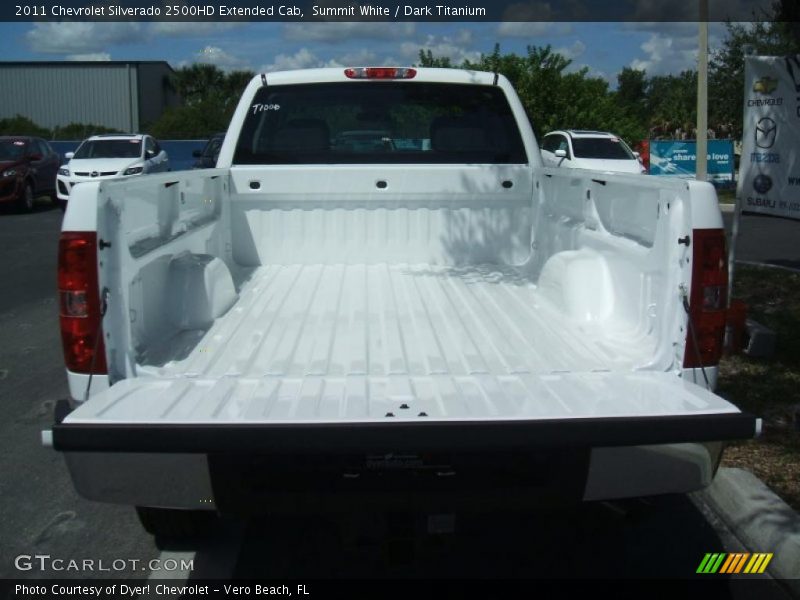 Summit White / Dark Titanium 2011 Chevrolet Silverado 2500HD Extended Cab