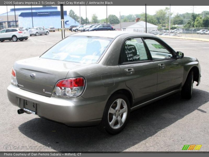 Steel Gray Metallic / Anthracite Black 2006 Subaru Impreza 2.5i Sedan