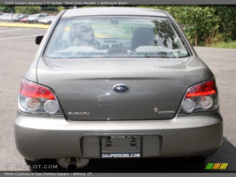 Steel Gray Metallic / Anthracite Black 2006 Subaru Impreza 2.5i Sedan