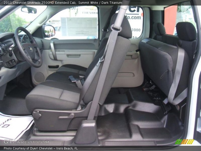 Summit White / Dark Titanium 2011 Chevrolet Silverado 2500HD Extended Cab