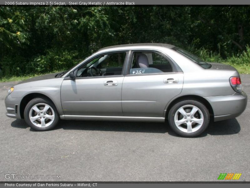 Steel Gray Metallic / Anthracite Black 2006 Subaru Impreza 2.5i Sedan