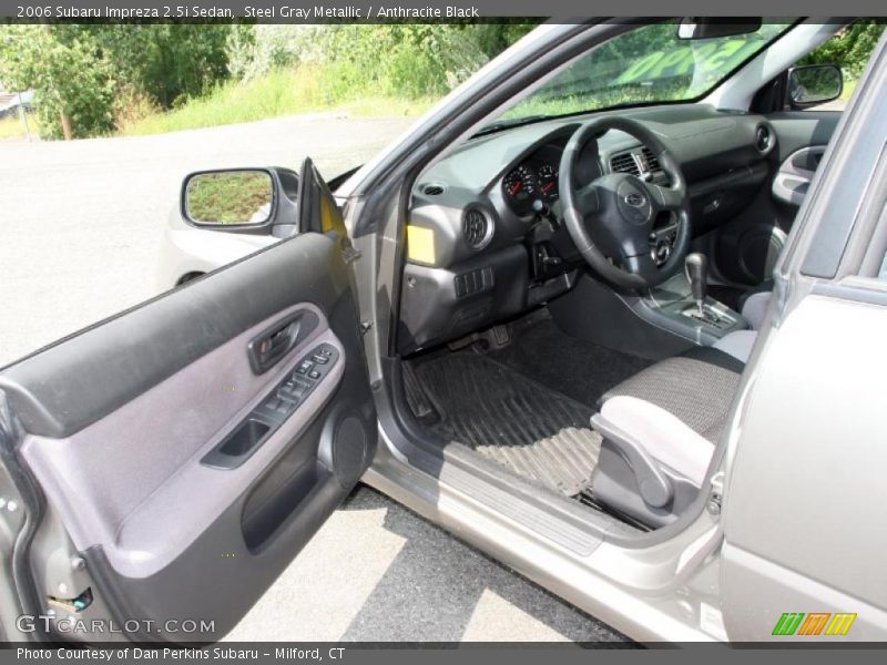 Steel Gray Metallic / Anthracite Black 2006 Subaru Impreza 2.5i Sedan