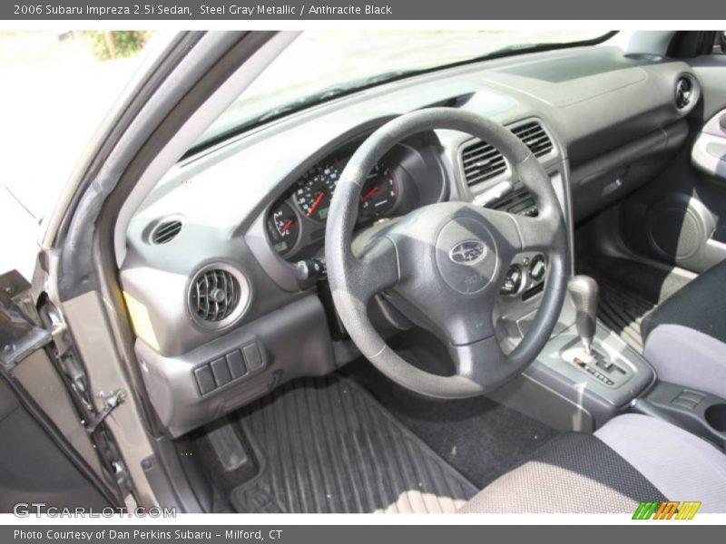 Steel Gray Metallic / Anthracite Black 2006 Subaru Impreza 2.5i Sedan