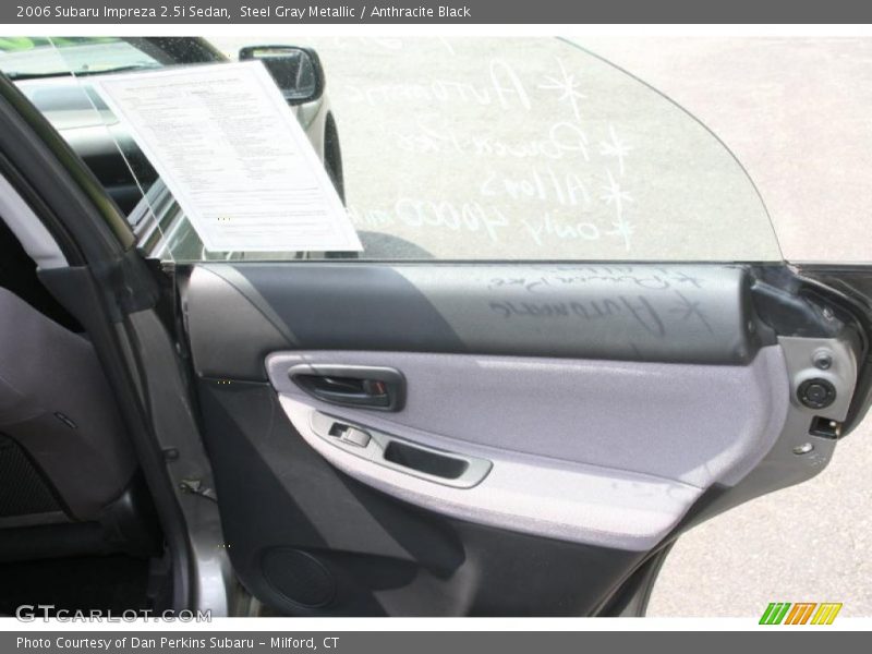Steel Gray Metallic / Anthracite Black 2006 Subaru Impreza 2.5i Sedan