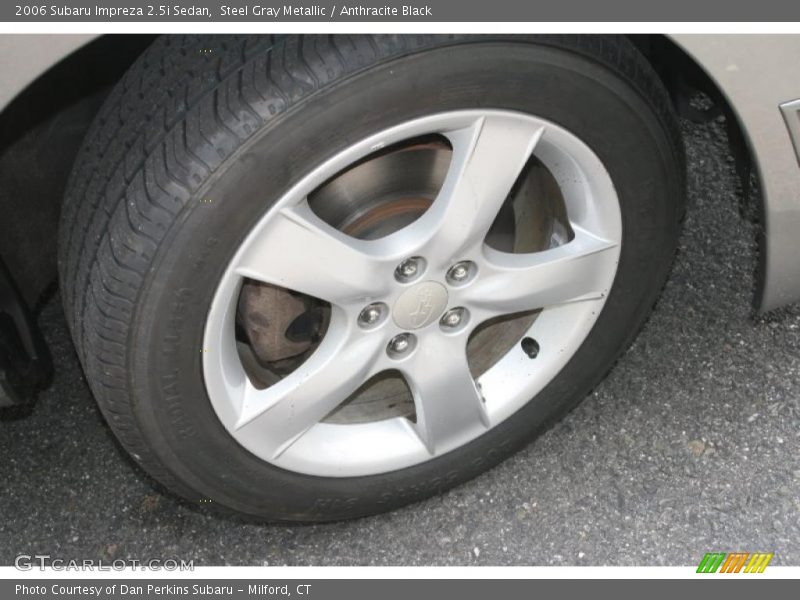 Steel Gray Metallic / Anthracite Black 2006 Subaru Impreza 2.5i Sedan