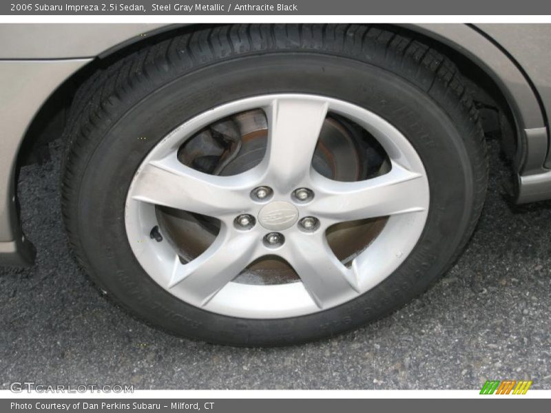 Steel Gray Metallic / Anthracite Black 2006 Subaru Impreza 2.5i Sedan